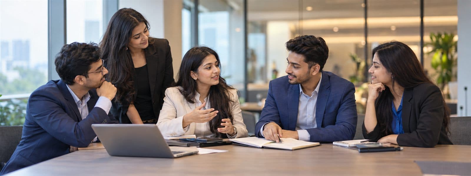 Colleagues at work